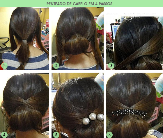 penteado fácil de cabelo em 4 passos blog MeninaIT