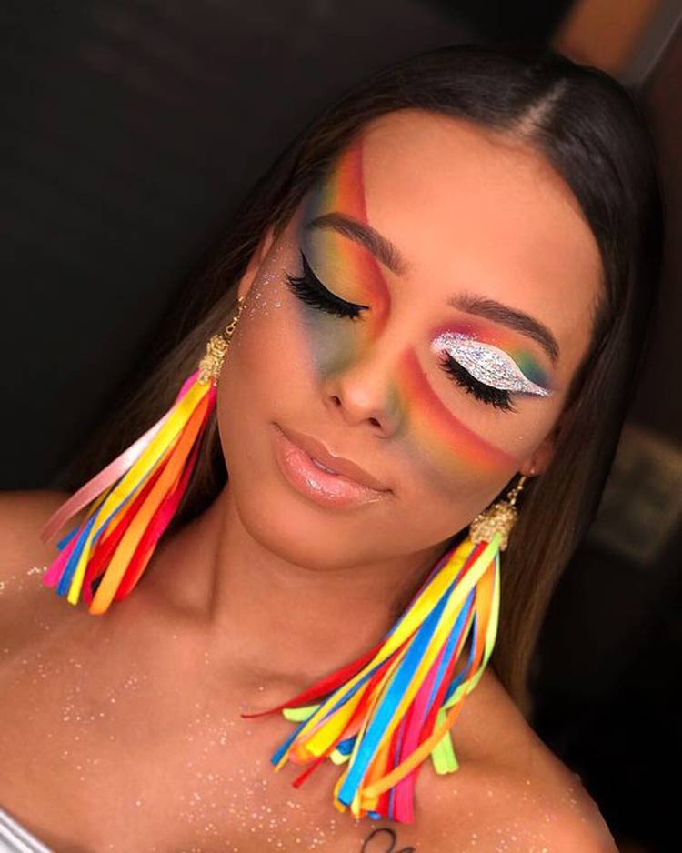 maquiagem-carnaval-colorida-arco-iris