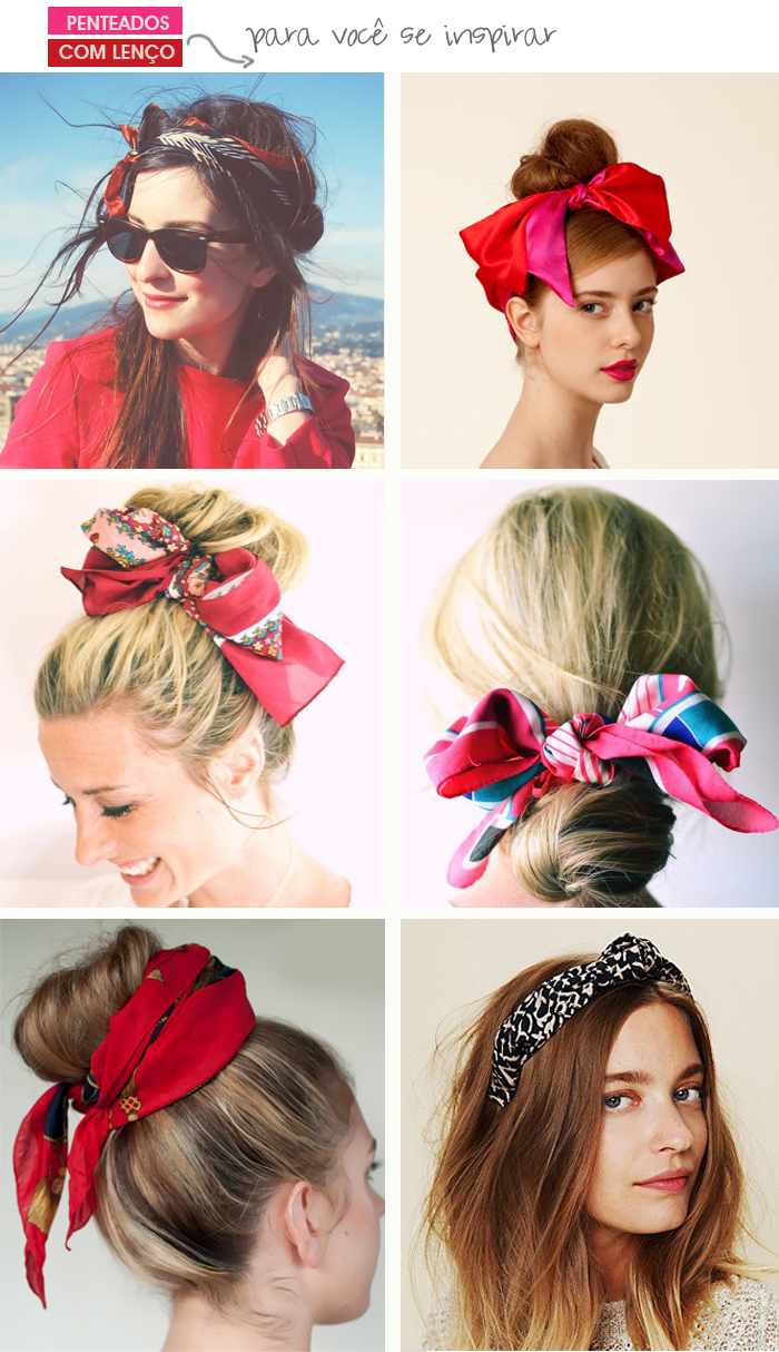 Blog MeninaIT Penteados com lenço para se inspirar