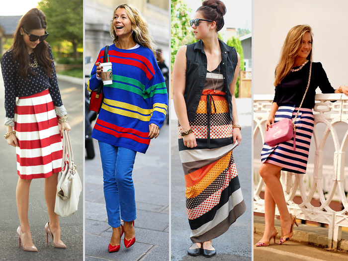 Como usar listras coloridas fashion blog MeninaIT
