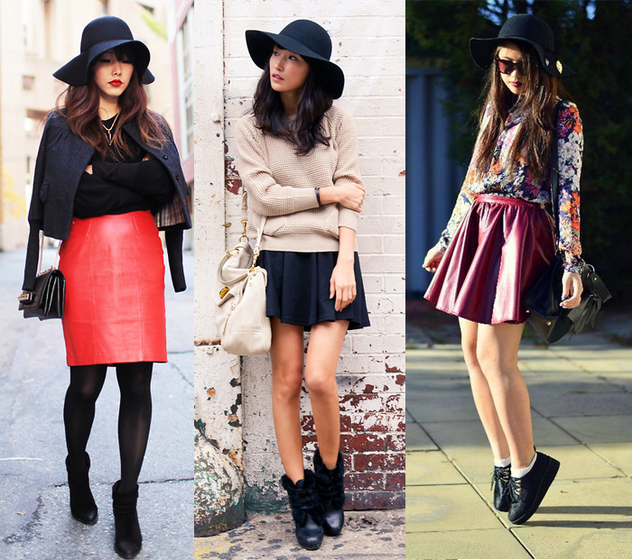 Como usar chapéu floppy com saias Fashion blog MeninaIT