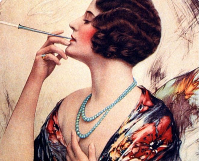 A propaganda do tabaco de 1920