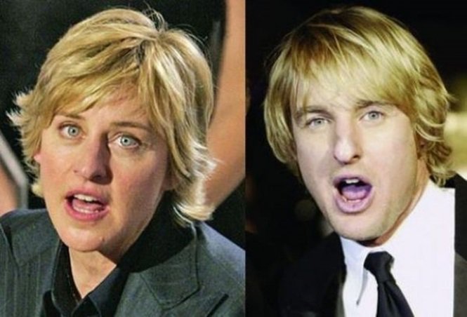 Ellen DeGeneres e Owen Wilson