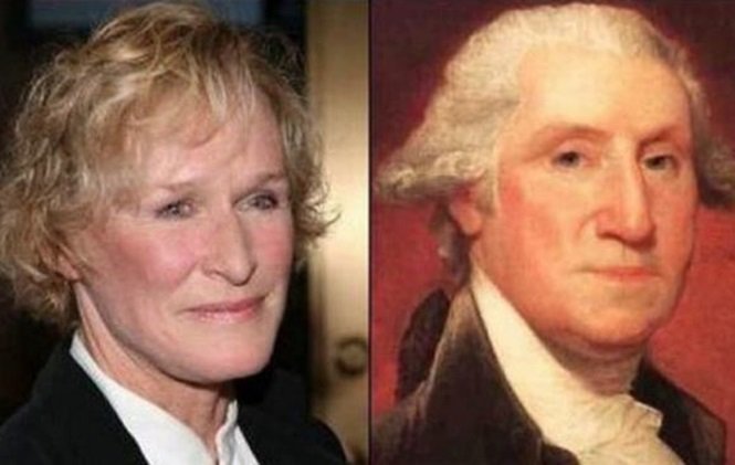 Glenn Close e George Washington