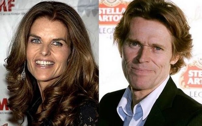 Maria Shriver e Willem Dafoe