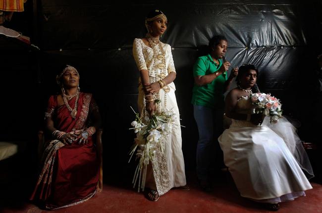 vestido de noiva no Sri Lanka