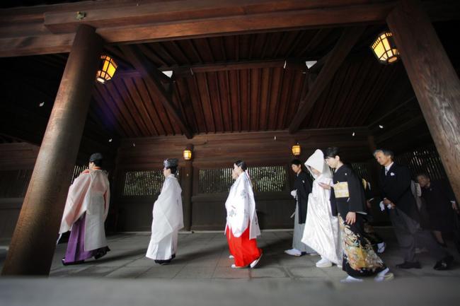 vestido de noiva no japão