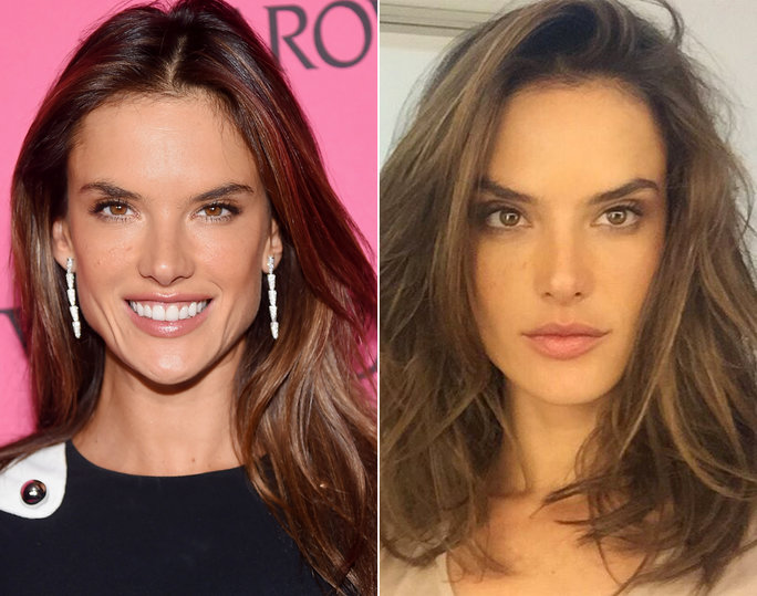 Alessandra Ambrósio Strobing Hair