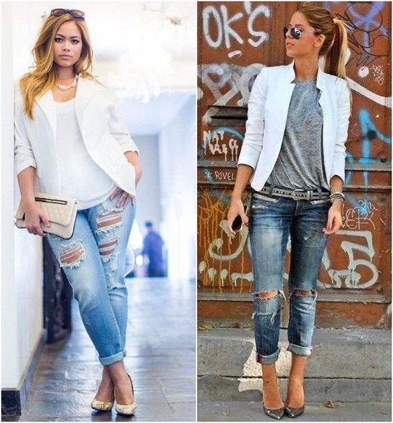 como usar blazer branco looks de inspiração 1