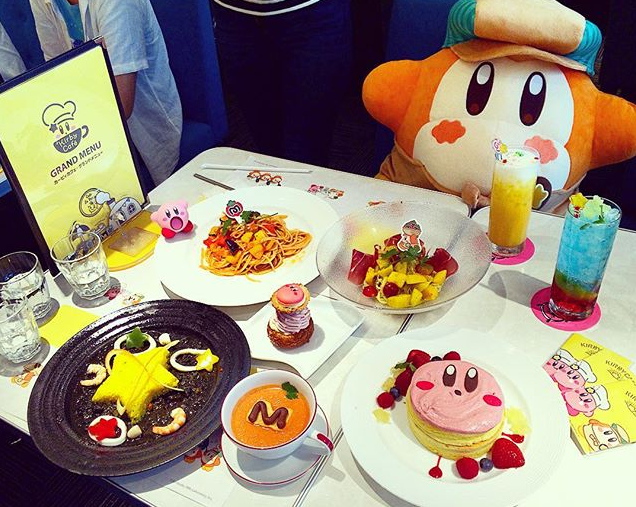 como é o kirby café no japão