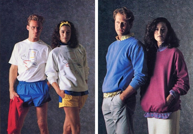coleção de roupas da Apple em 1980 4
