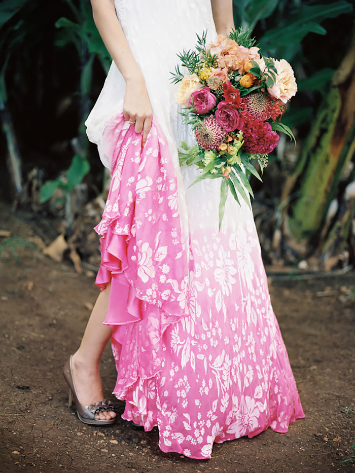 vestido de casamento em degradê