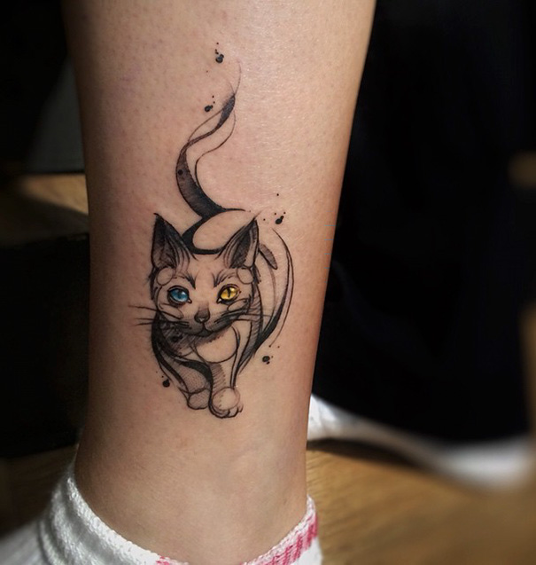 tatuagem-de-gato