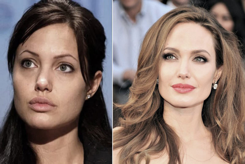 Antes-e-depois-da-sobrancelha-da-angelia-jolie