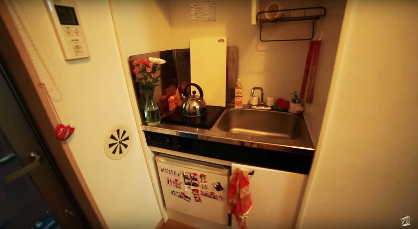 apartamento pequeno no japão