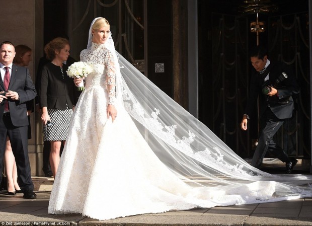 Nicky Hilton Vestido de casamento