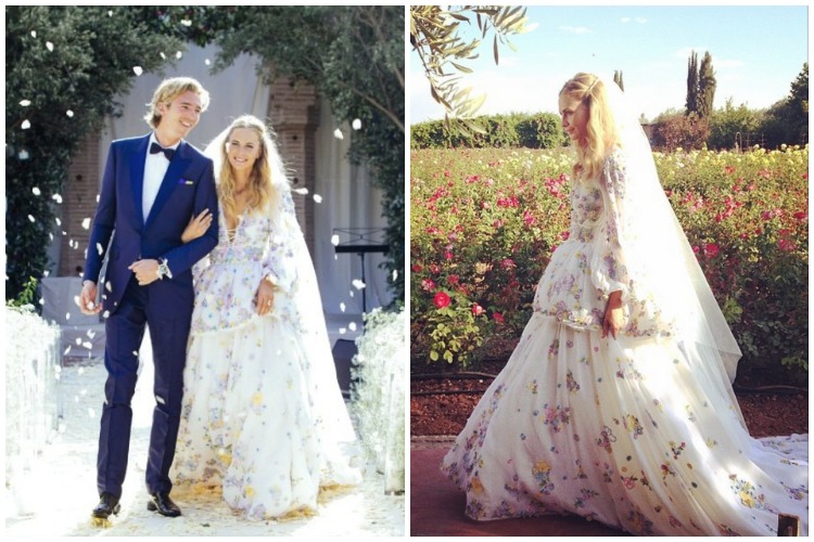 Poppy Delevingne vestido de casamento