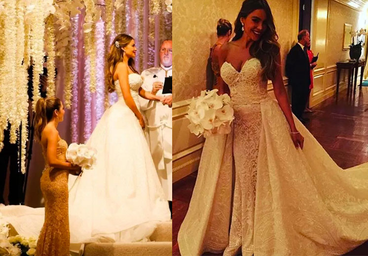 Sofia Vergara vestido de casamento