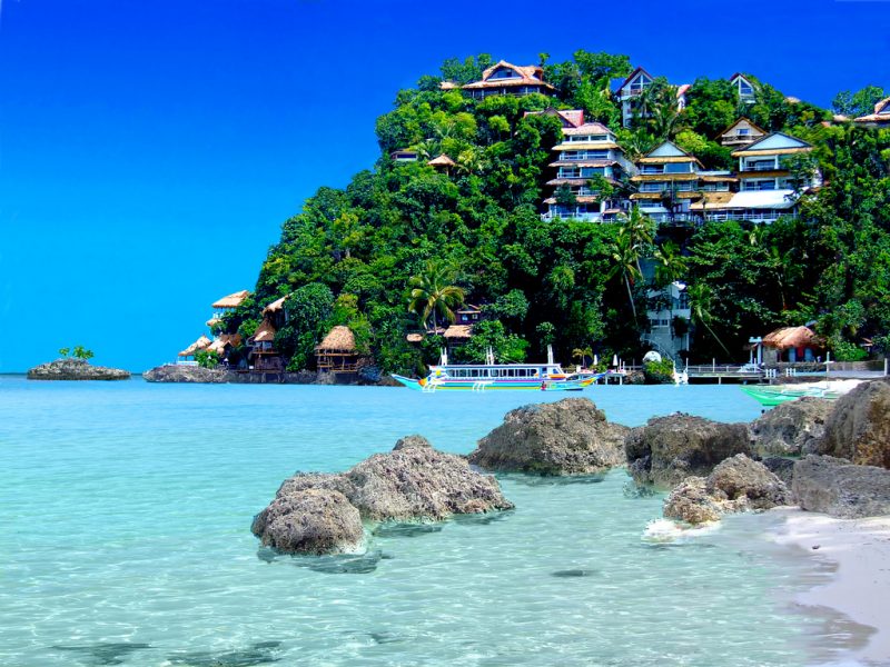 ilha de Boracay nas Filipinas