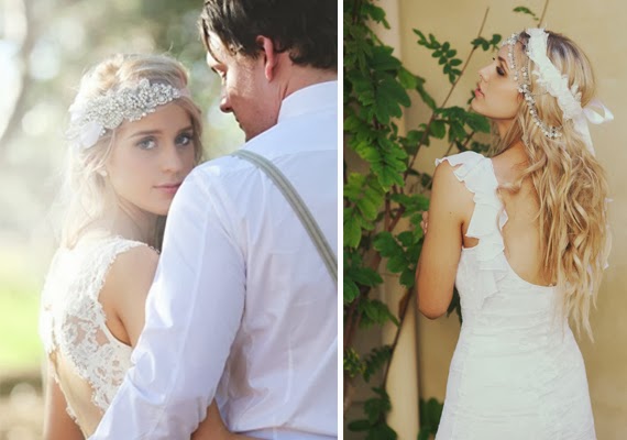 tipos de véus para casamento headbands para noivas