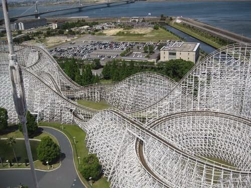 Montanha-Russa White Cyclone, Japão