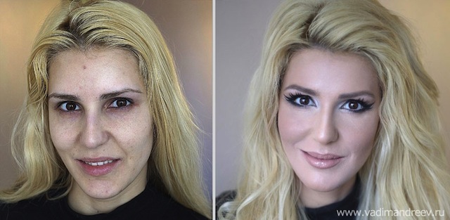 antes e depois da maquiagem 4