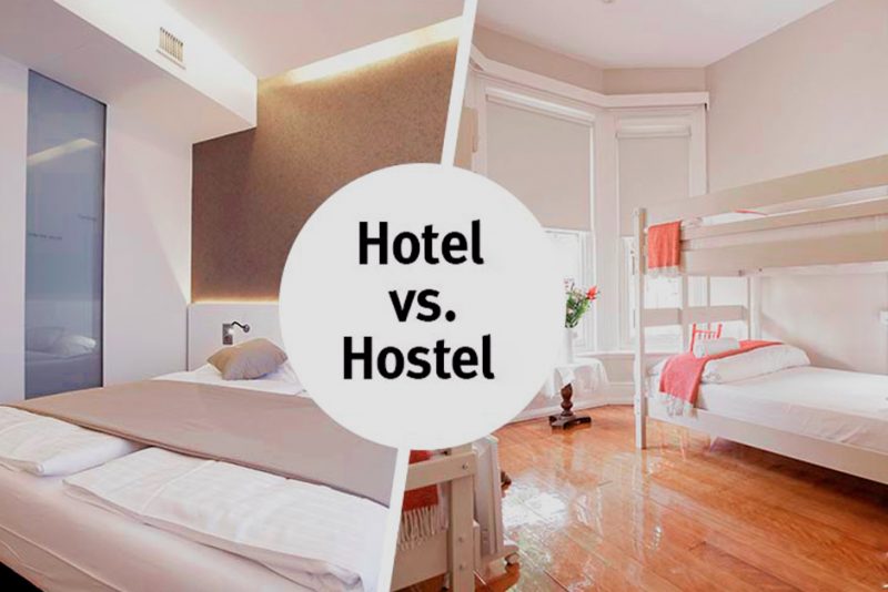 hostel ou hotel