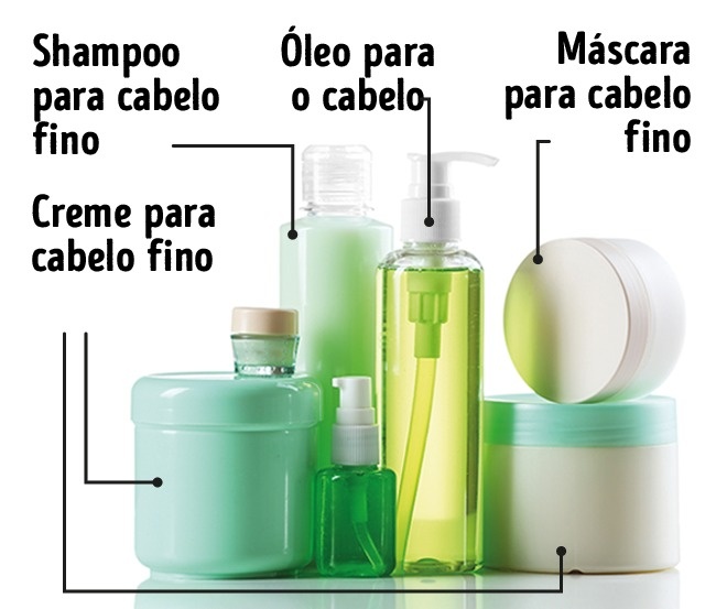 produtos para cabelos