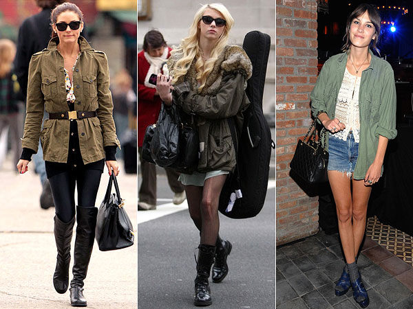 parka militar como usar looks