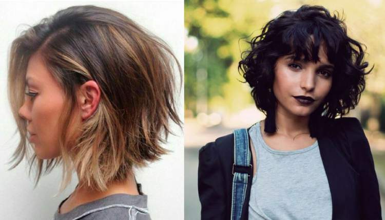 corte de cabelo 2018 short bob