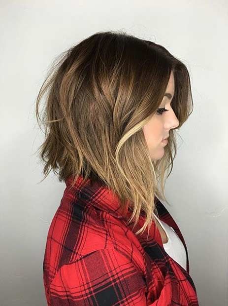 long bob com nuca curta cabelo 2018