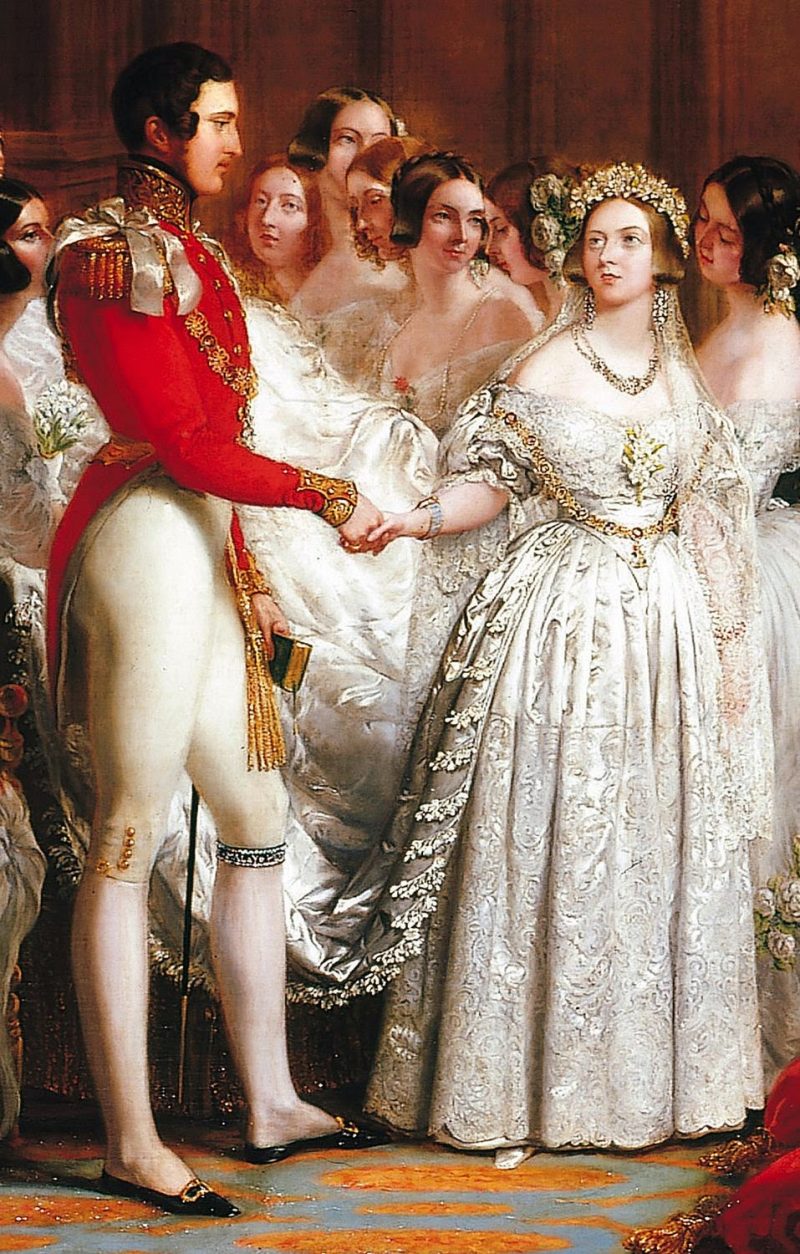 Rainha Victoria, do Reino Unido vestido de casamento