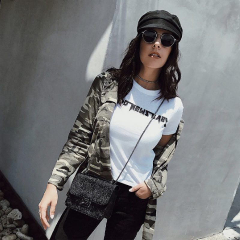 look militar com boina baker boy hat