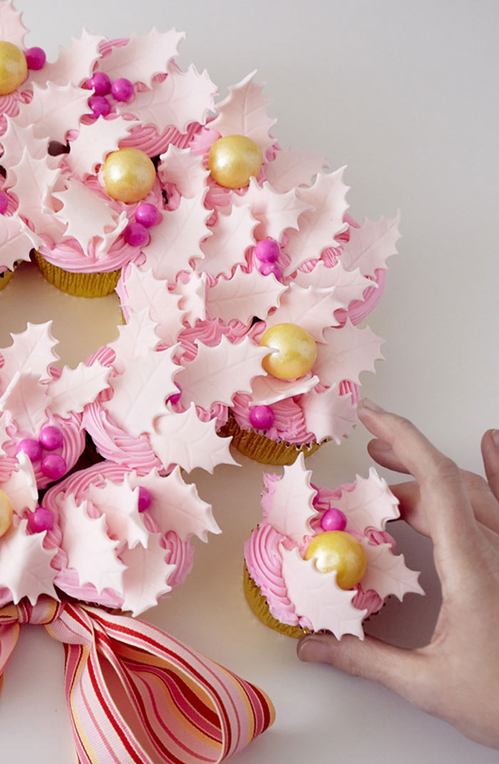 cupcake de natal delicados