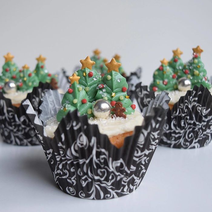 cupcake de natal delicoso