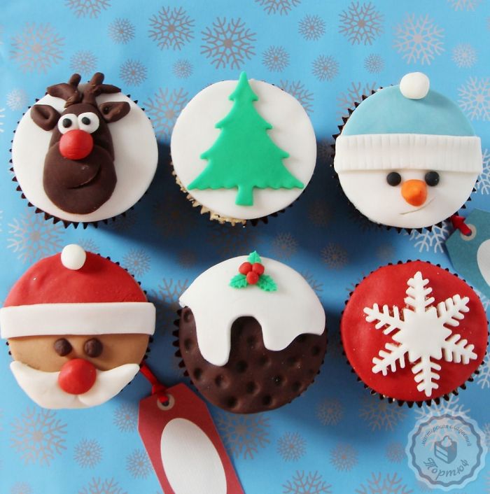 cupcake de natal fotos