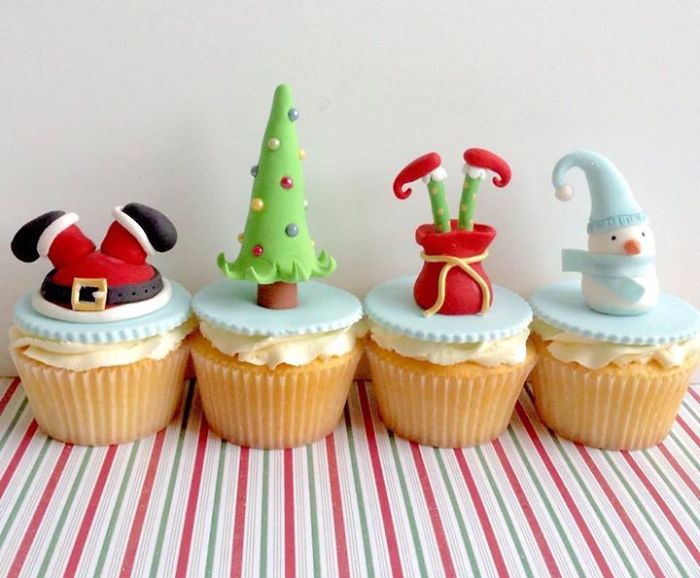 cupcake de natal inspiração