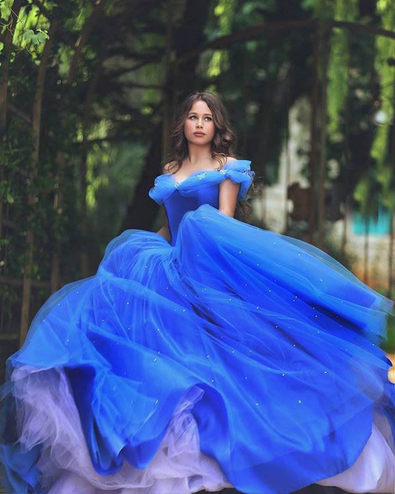 vestido debutante 15 anos azul