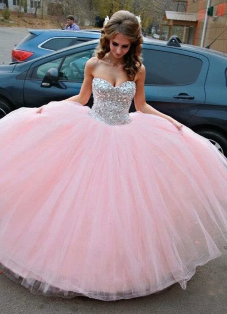 vestido debutante 15 anos longo rosa