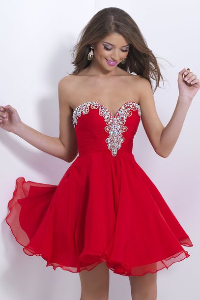 vestido debutante curto vermelho