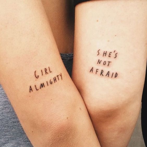 tatuagem feminista girl power