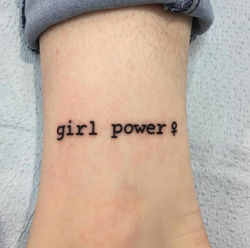 tatuagem girl power