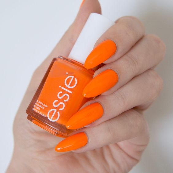 esmalte laranja tendência