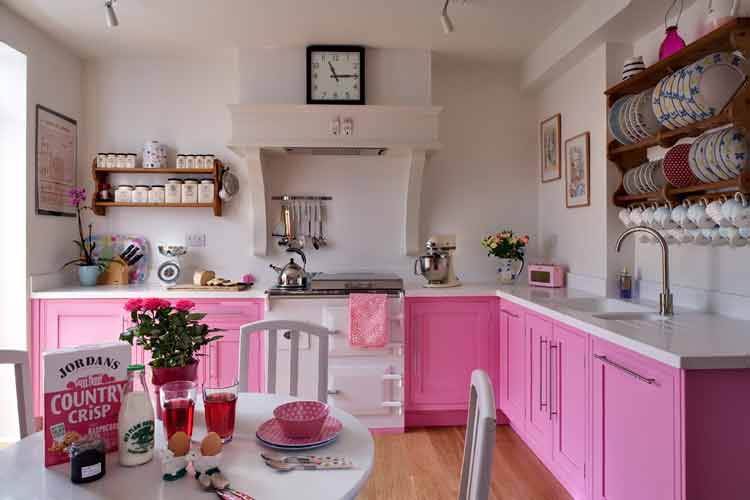 armário-rosa-pink-cozinha
