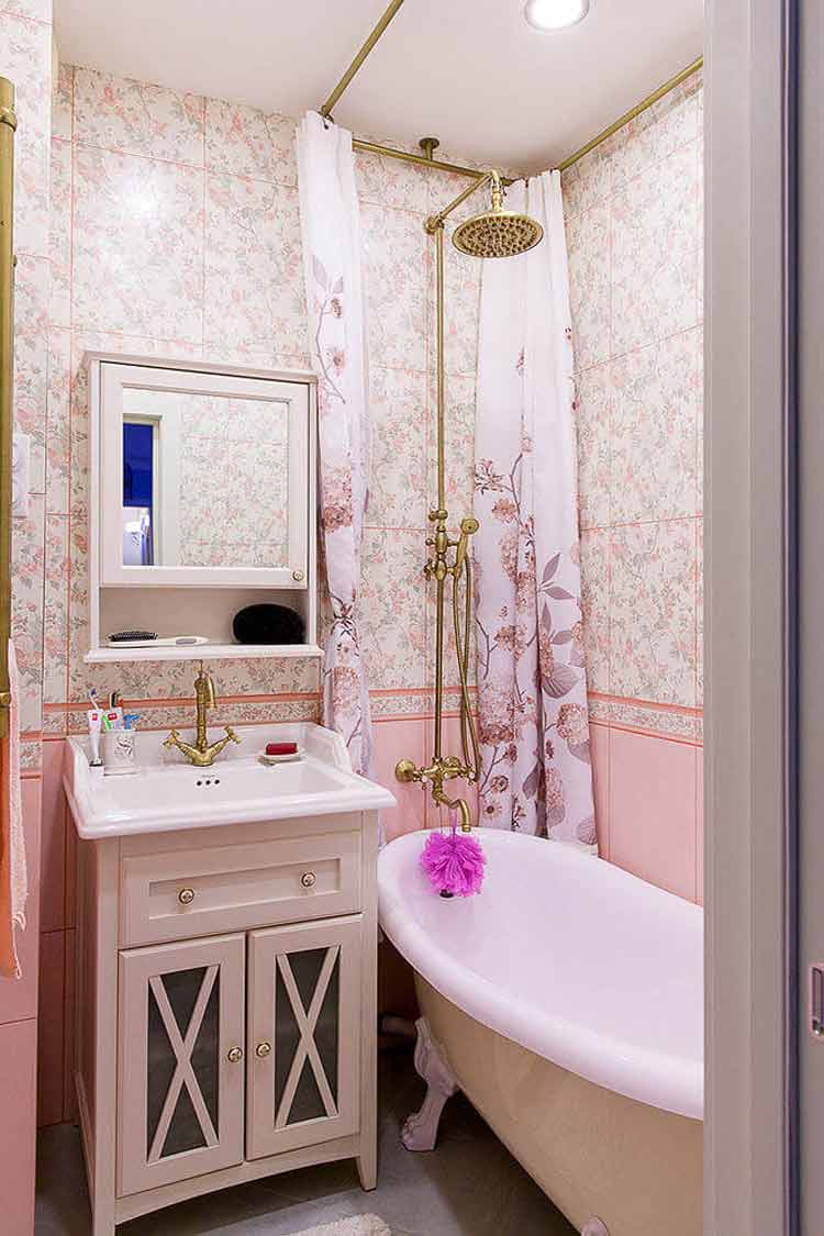 decoração-banheiro-rosa