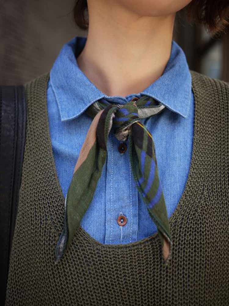 lenço-como-gravata