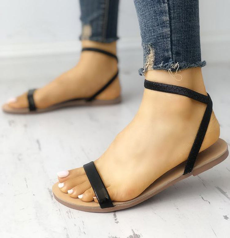 sandalia-rasteira-Strap-Sandals-de-tiras-finas