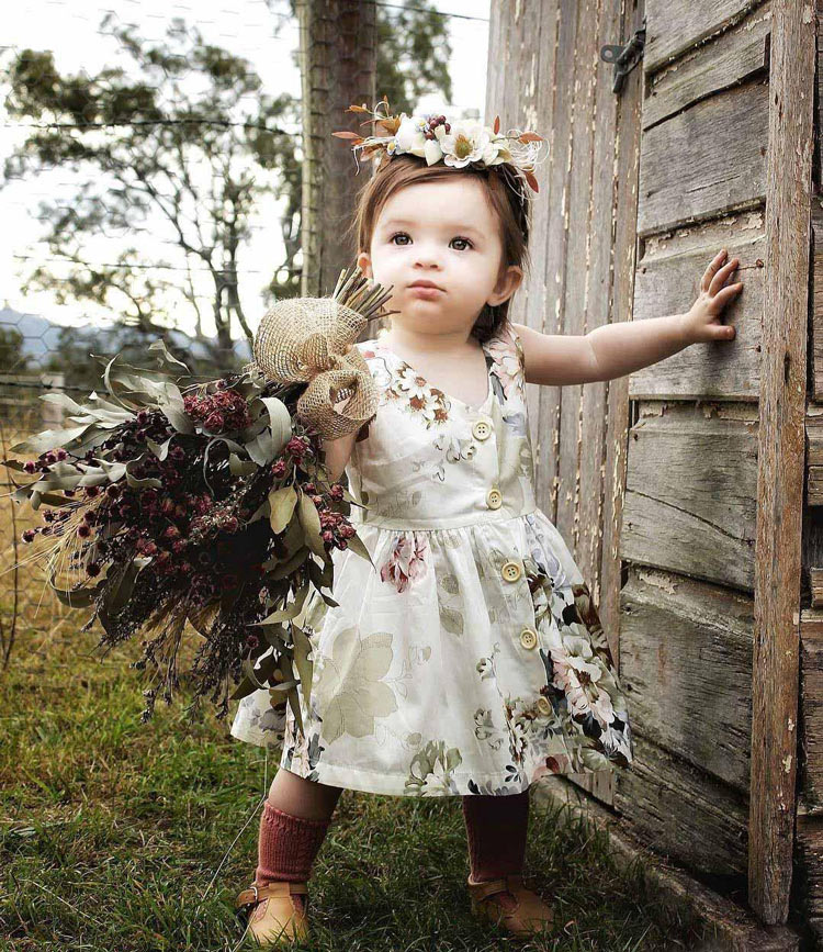 vestido-floral-de-festa-para-bebes