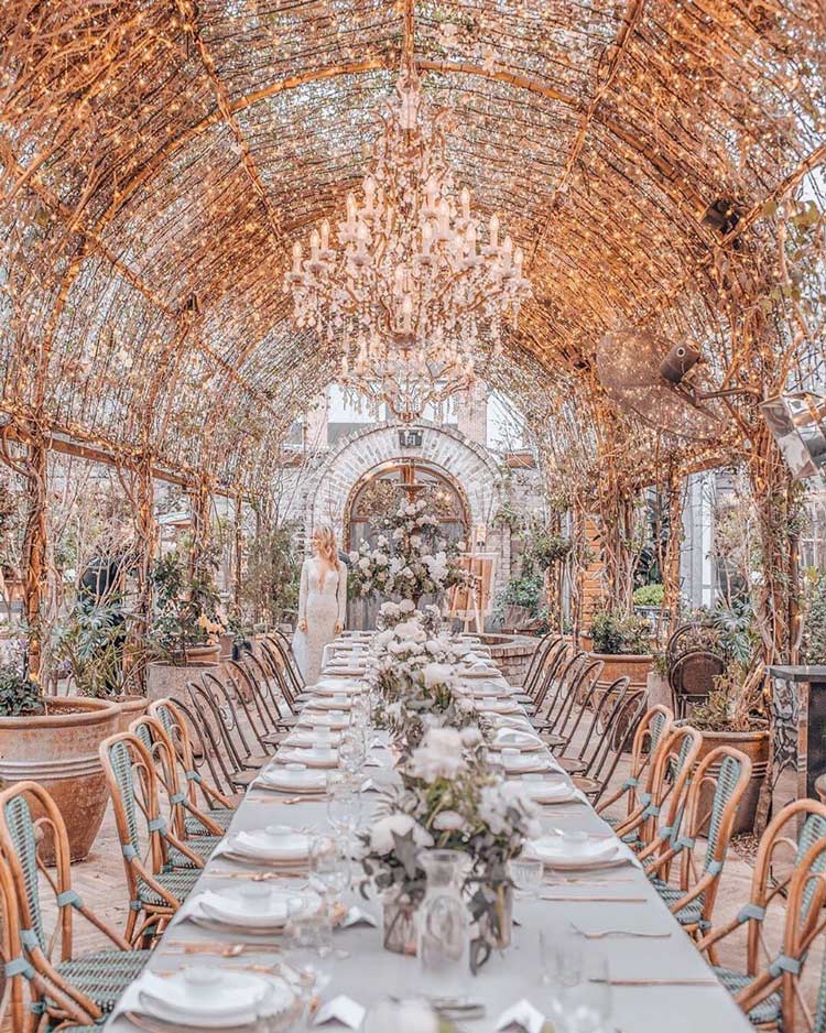 decoração-dourada-casamento