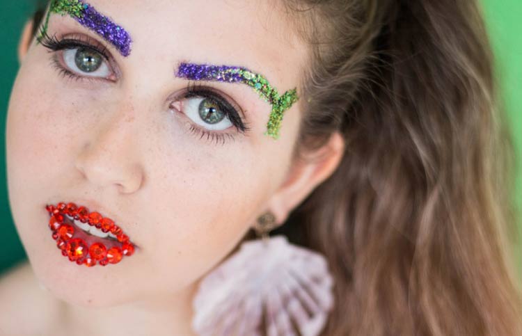 maquiagem-carnaval-colorida-sereia